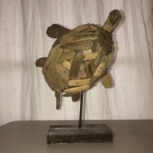 Driftwood Art Sea Turtle Decor Unique
